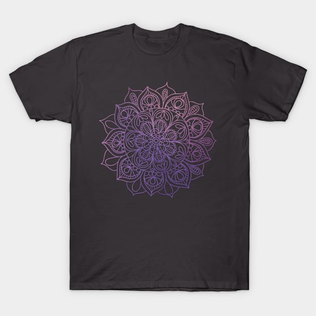 Lavender Mandala T-Shirt by Wandering Barefoot